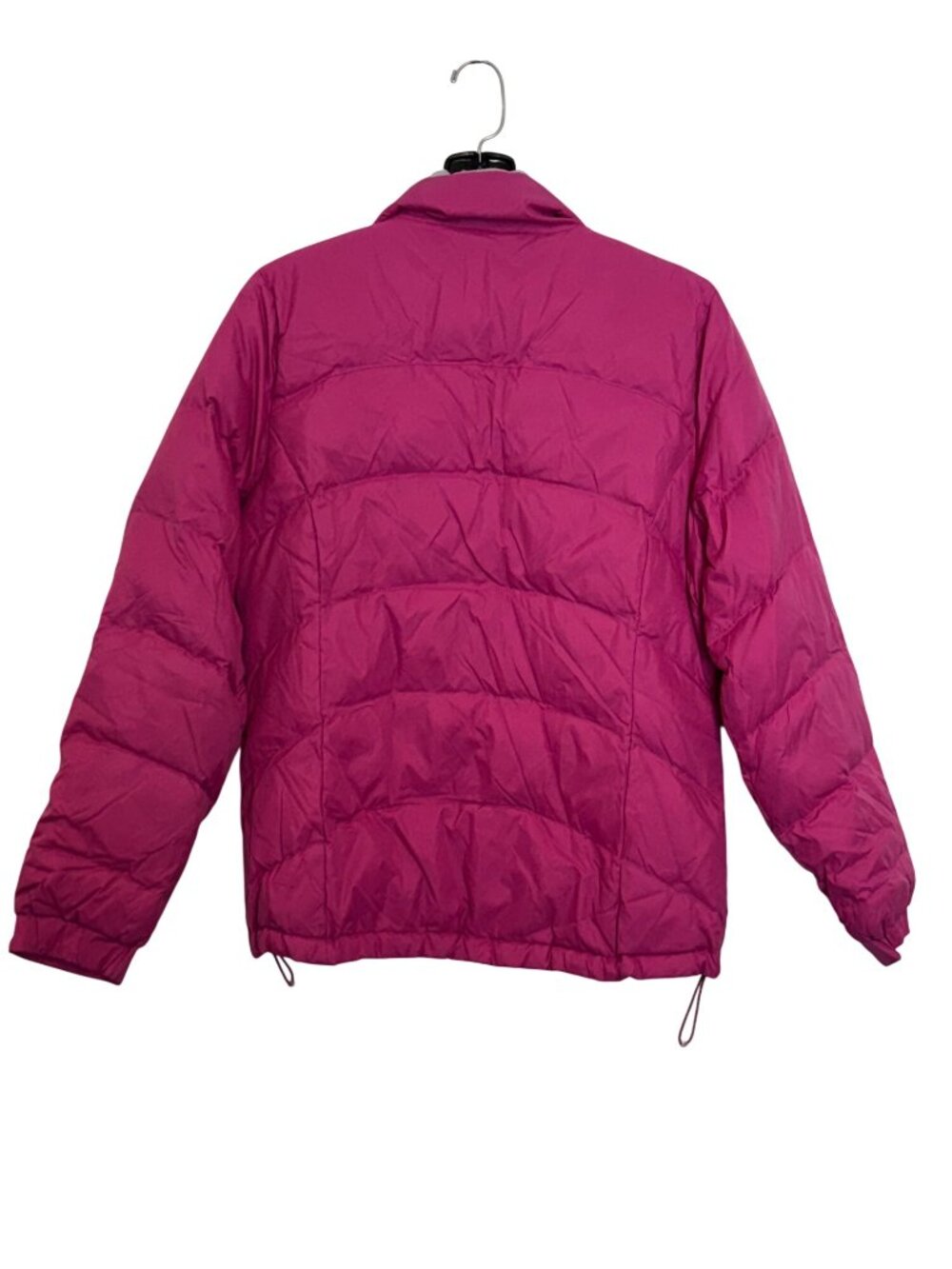 L.L. Bean Womens Small Goose Down Puffer Jacket Pink Winter Coat - Picture 2 of 8